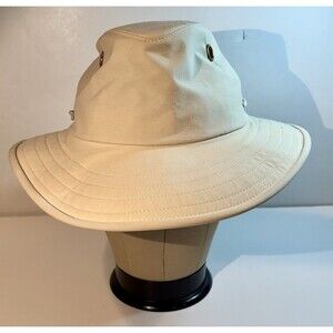 Tilley Hat Endurables LT6 Mens Beige Light Breathable 7 1/8 Fishing Hiking Walks